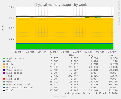 Physical memory usage