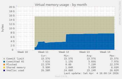 Virtual memory usage